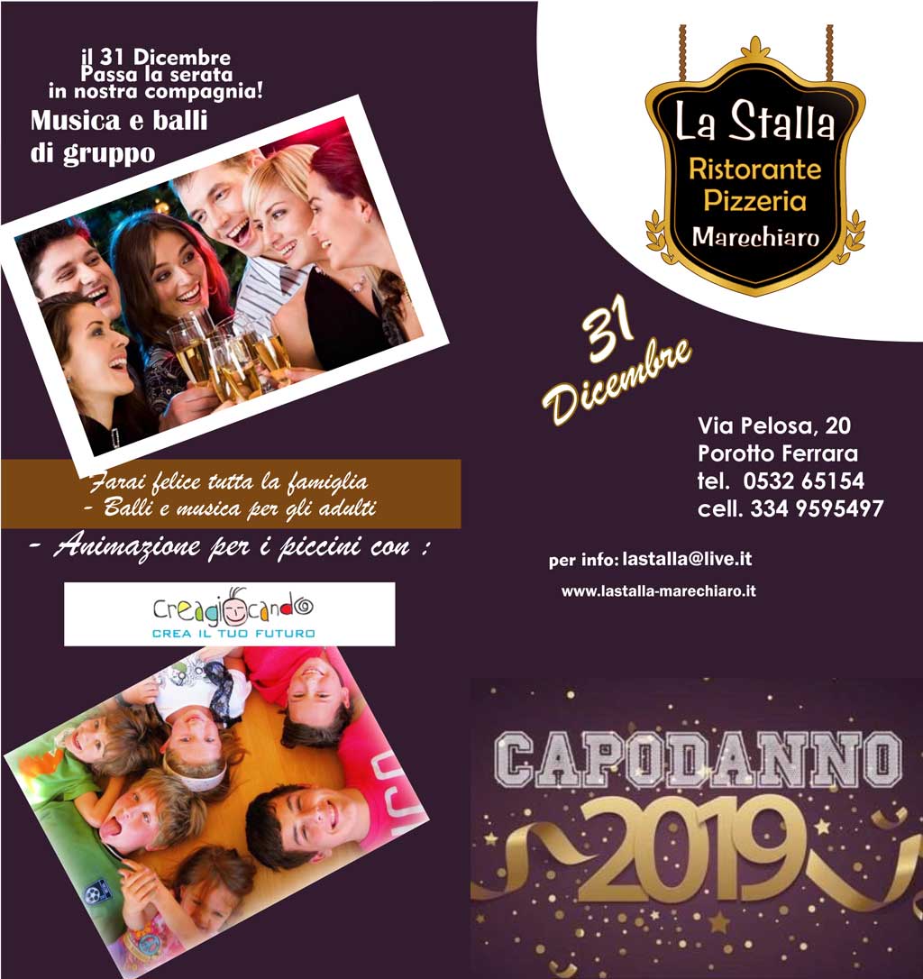 Festeggia con noi Capodanno 2019