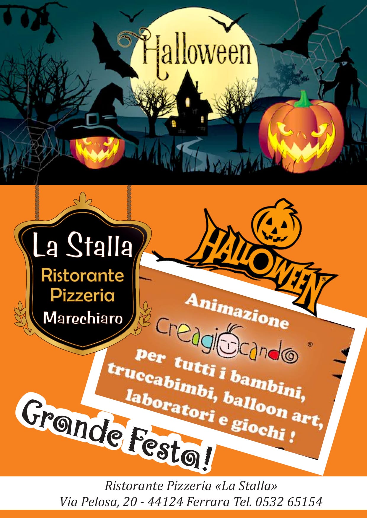 Halloween in pizzeria 2019